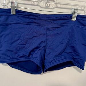 JAG Women's Navy Blue Swim Bottoms Shorts Size Large, Lined, Swimwear